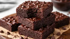 Schoko-Brownie ohne Mehl in 20 Minuten – ideal, wenn du Lust auf etwas Süsses hast